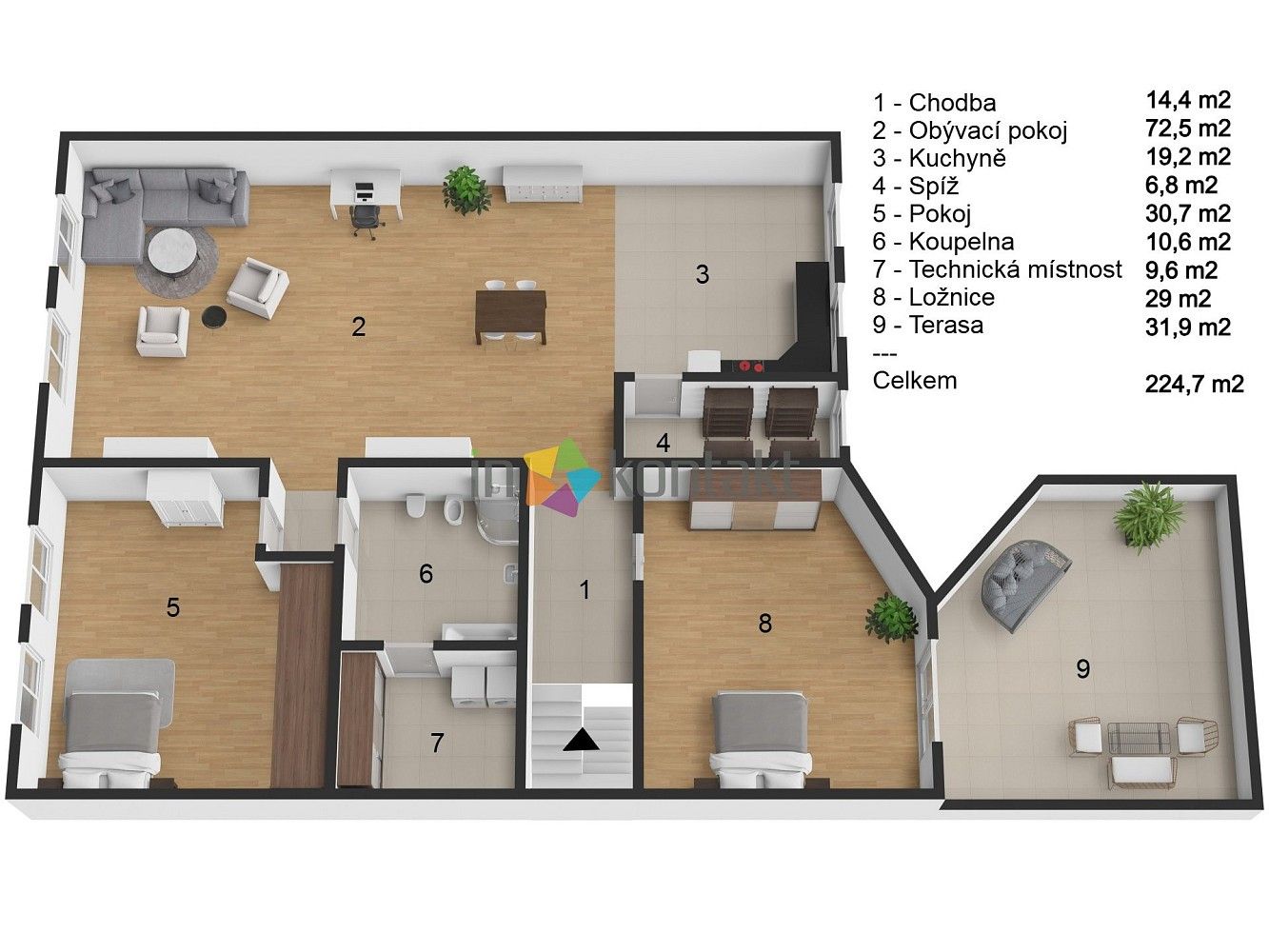 3+1, Znojmo, Jihomoravský kraj, 192 m² - 2