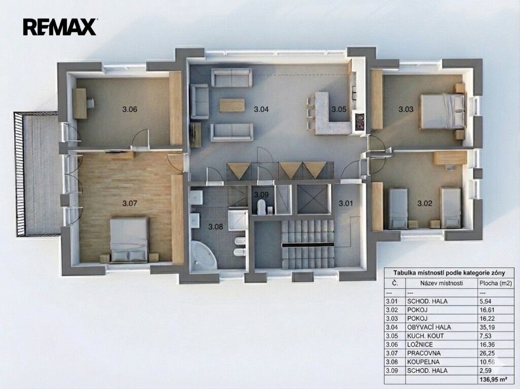 Byt 5+kk · 136 m² · U krčské vodárny, Praha Krč - 3