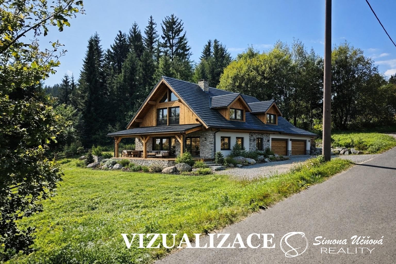 Stavební pozemek, Lučany nad Nisou – pohled 2
