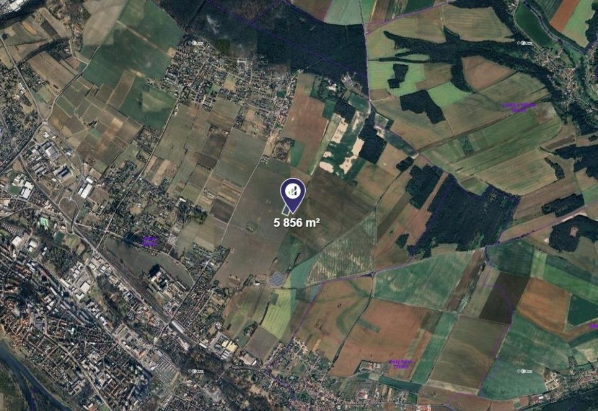Zemědělské pozemky, Mělník, 1 464 m² - 2