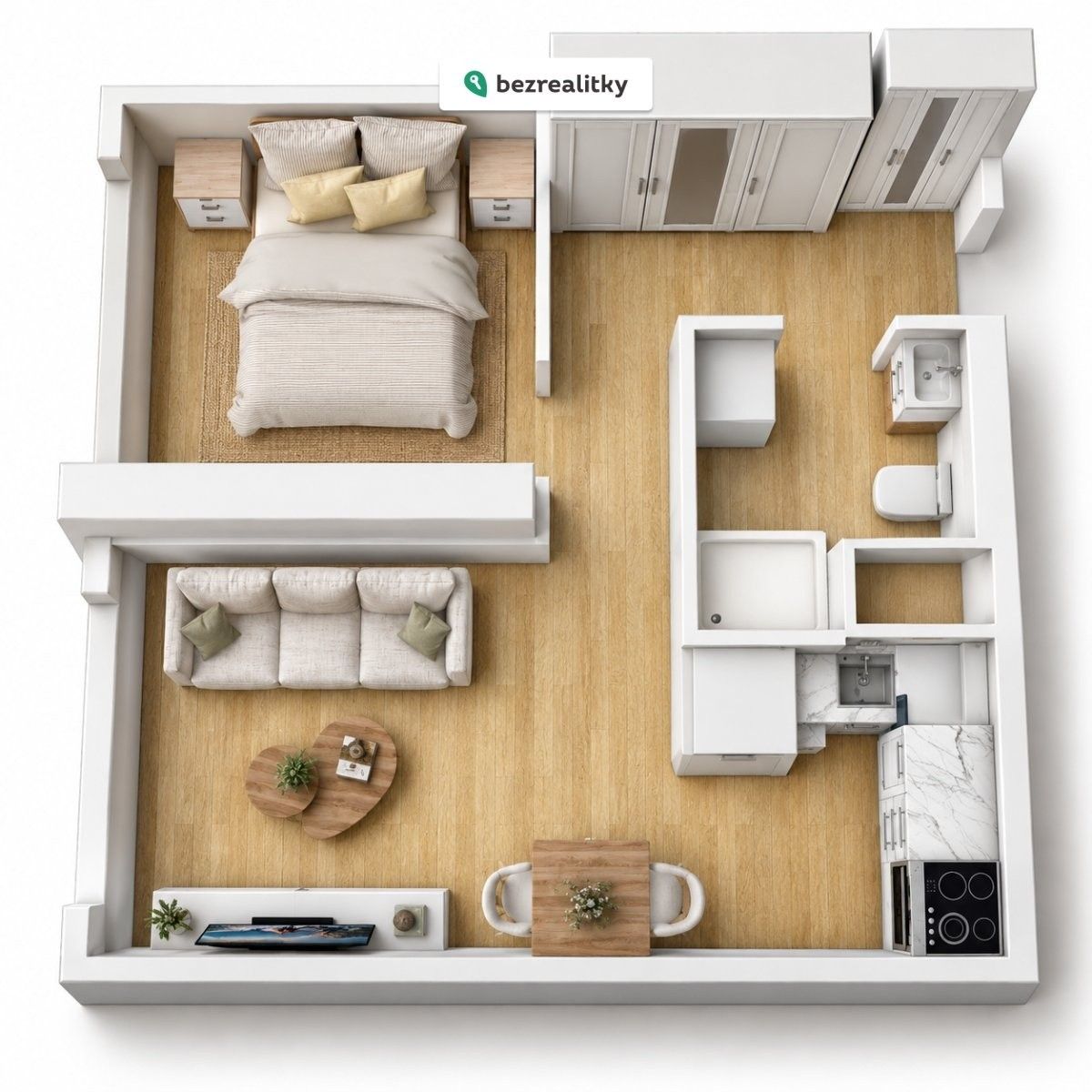 Byt 2+kk · 33 m² · Augustinova 2080, Praha Chodov - 3