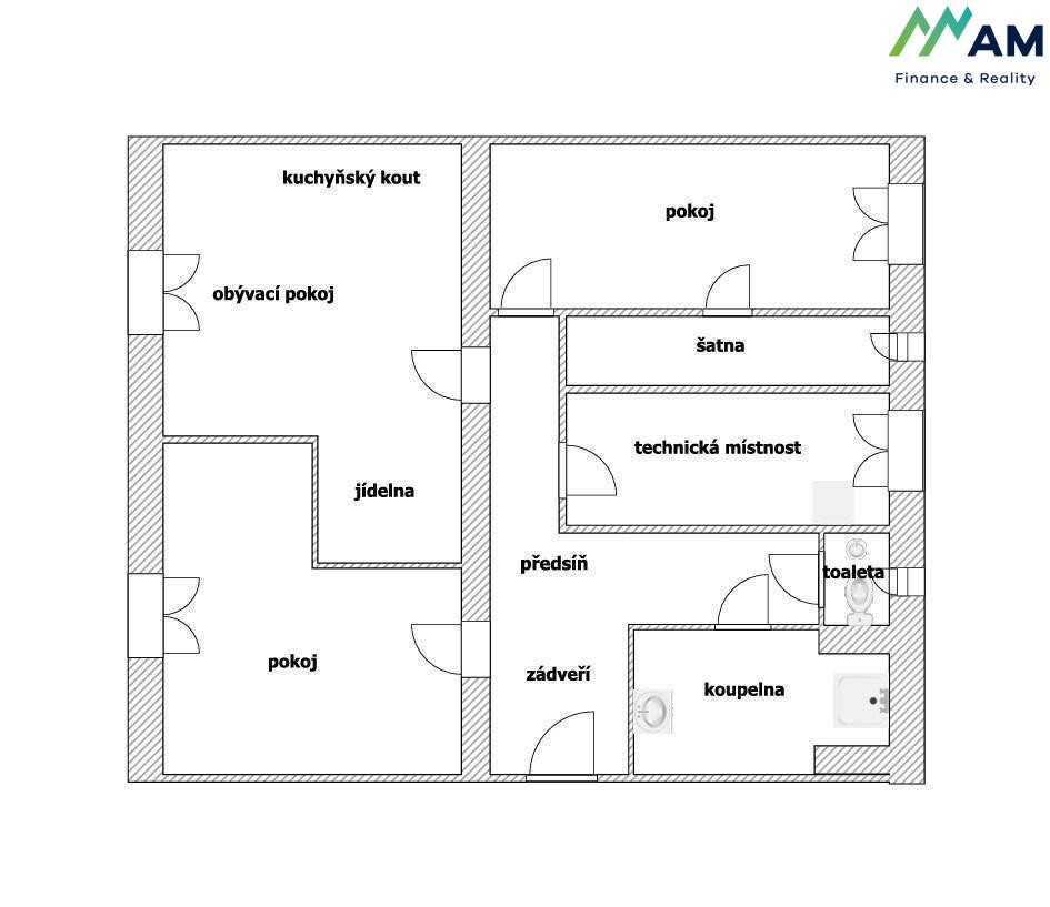 Byt 3+kk · 81 m² · Dvořákova, Třinec - 4