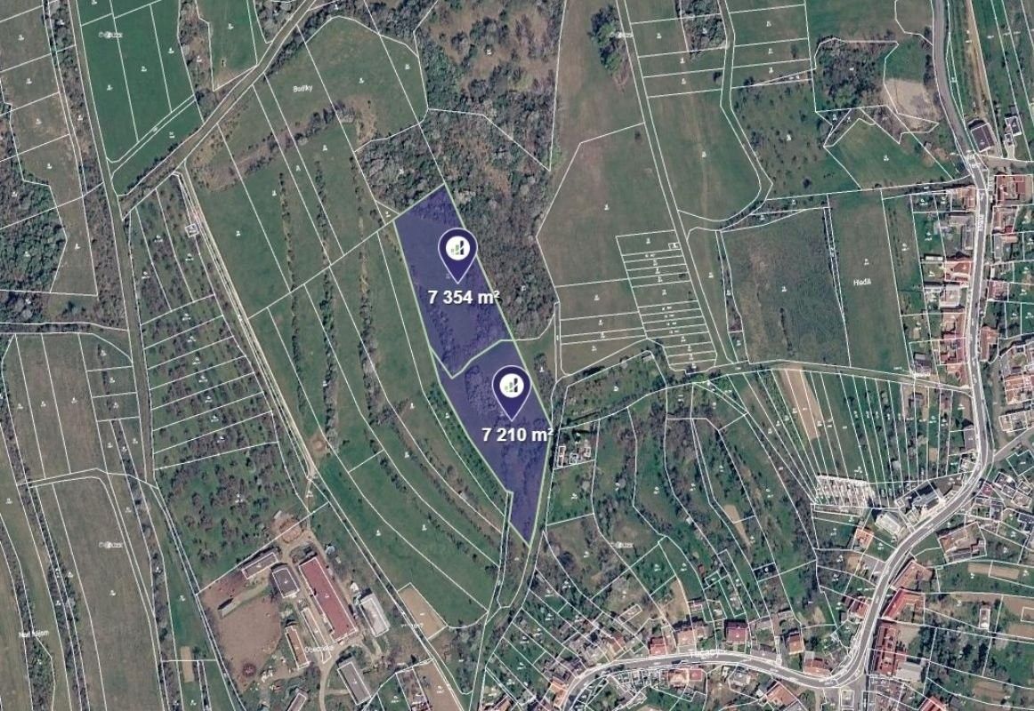 Louky, Tučapy, 14 564 m² - 1
