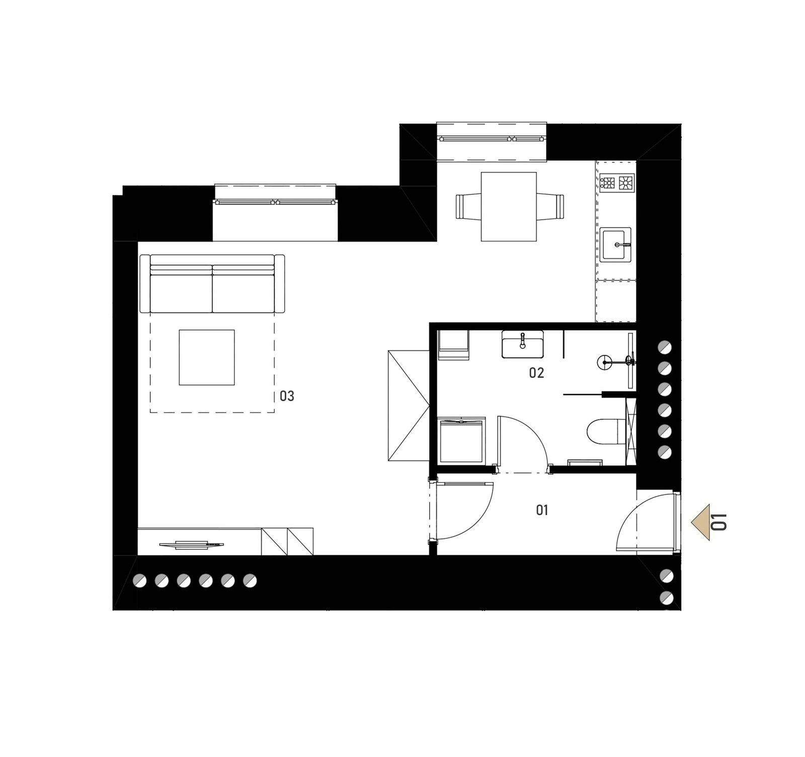 Prodej sklad - Pod Drinopolem, Praha, 37 m²