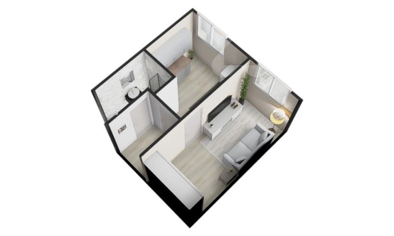 Prodej byt 1+1 - Čapkova, Český Těšín, 25 m² - 5
