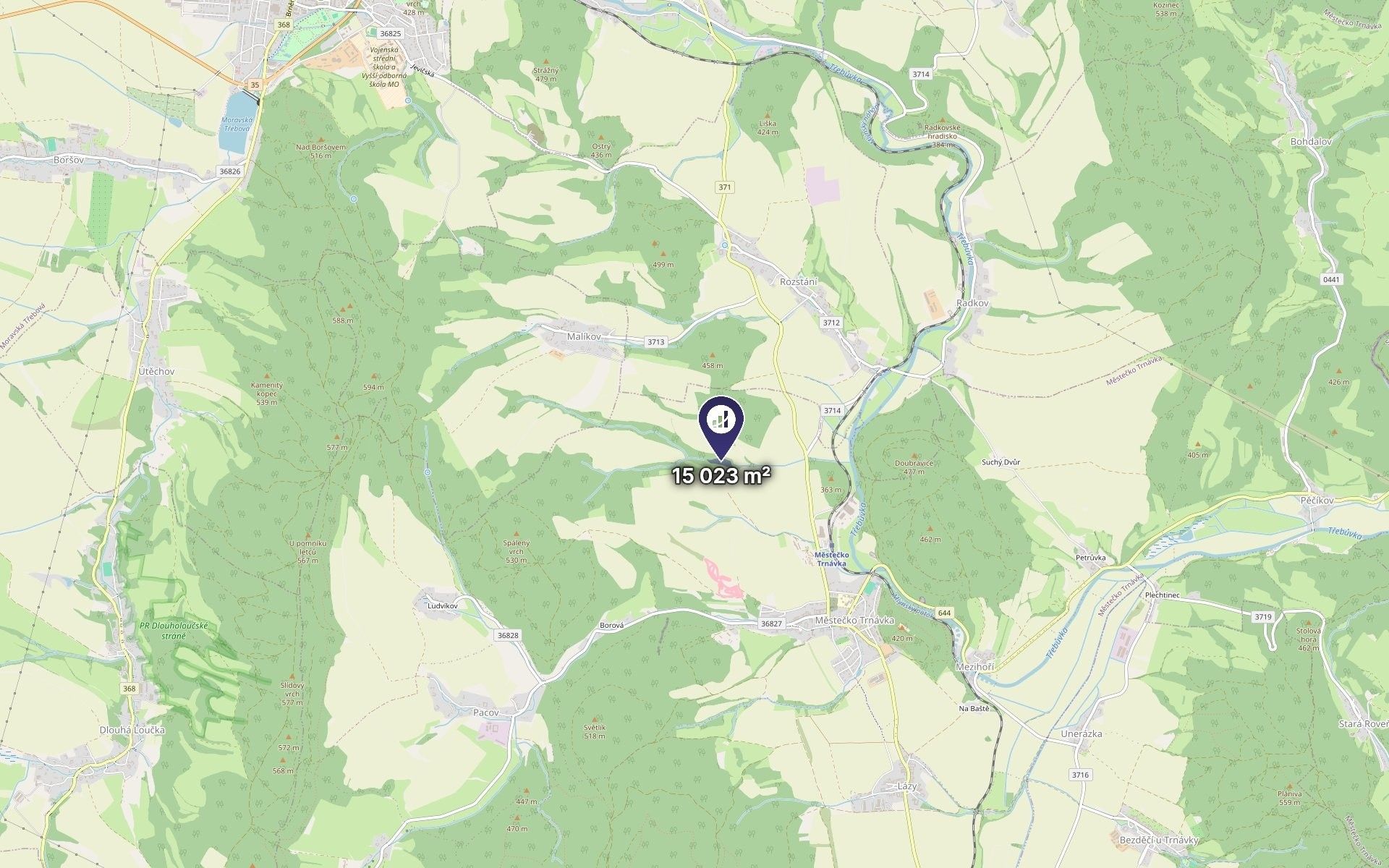 Louka · 15 023 m² · Městečko Trnávka - 3