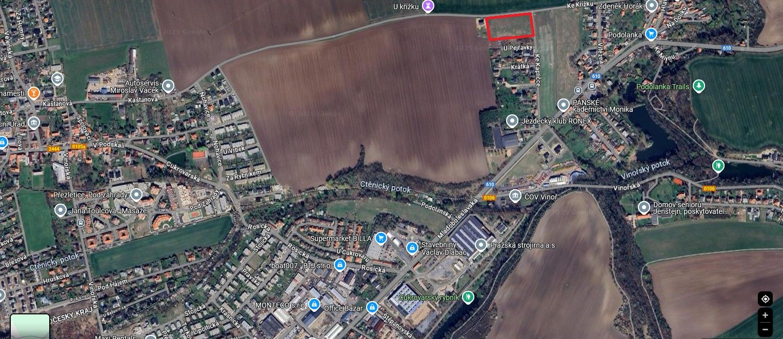 Pozemek pro bydlení · 10 078 m² · Podolanka Ke Kapličce - 4