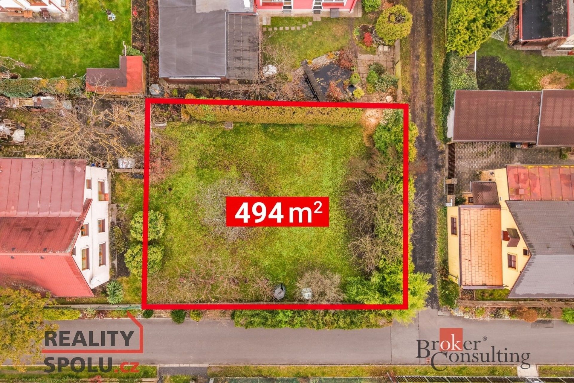 Prodej zahrada - Tylova, Nový Bor, 494 m²