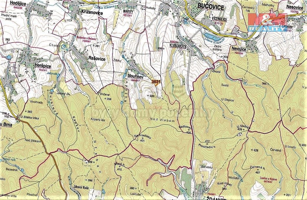 Prodej les - Mouřínov, okres Vyškov, Jihomoravský kraj - 5