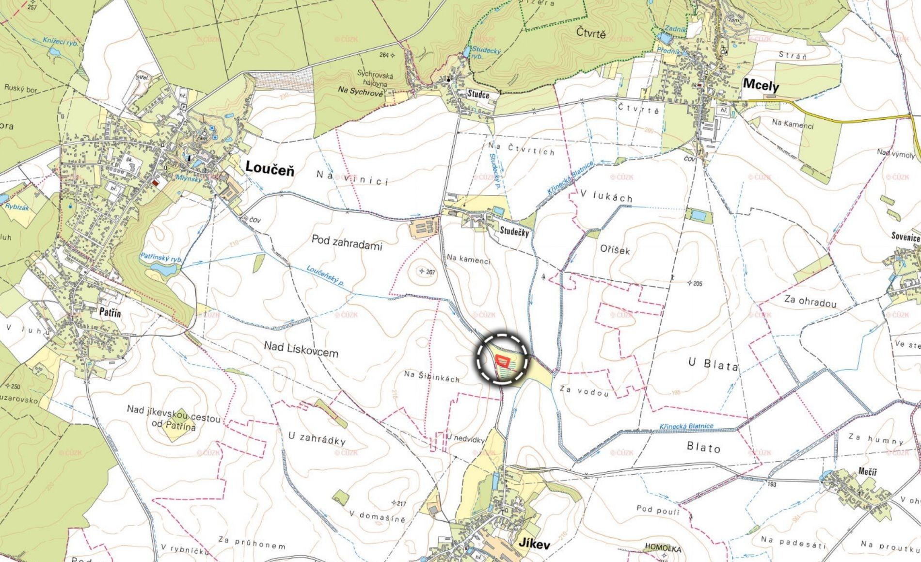 Prodej zemědělský pozemek - Studce, Loučeň