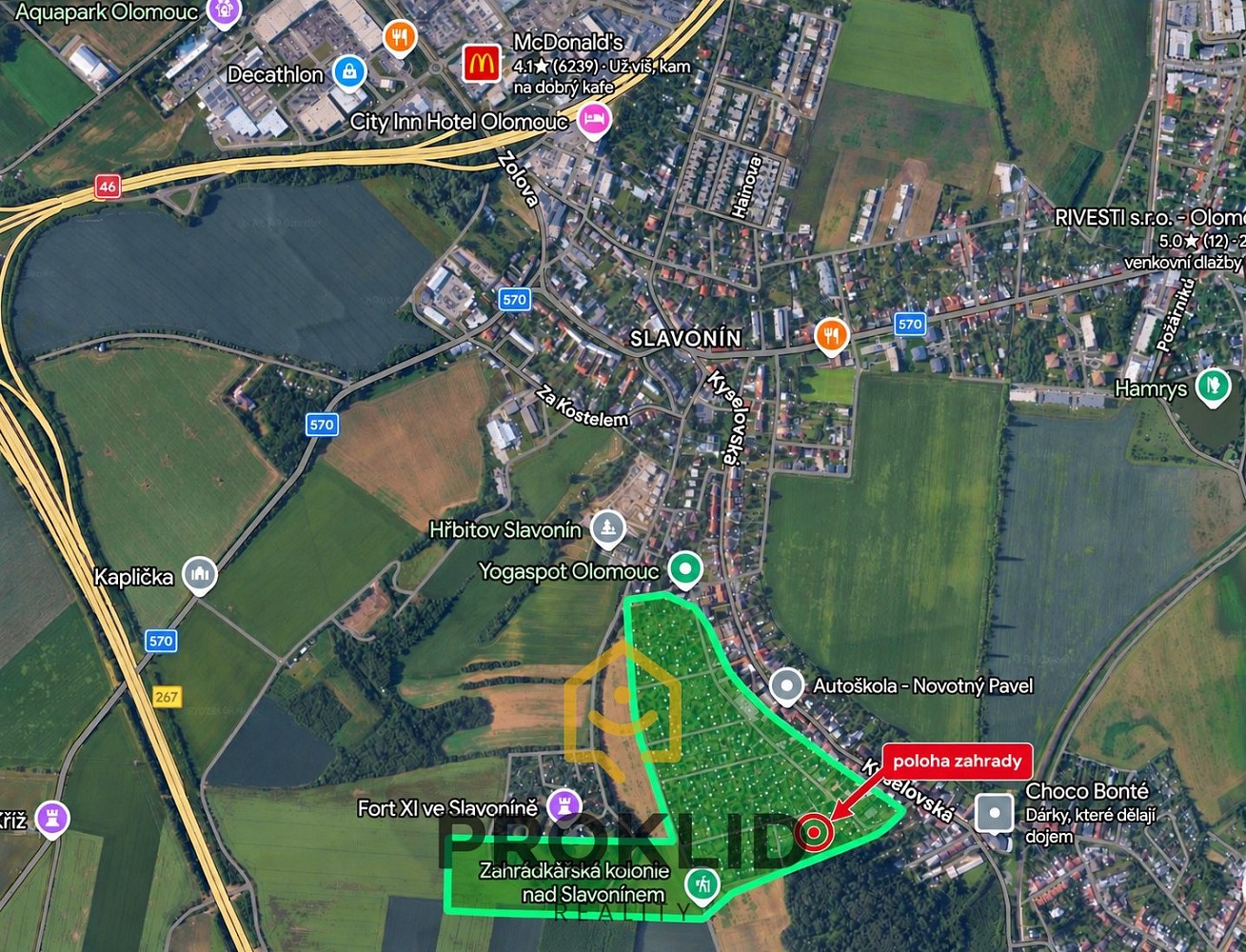 Prodej zahrada - K Lesíku, Olomouc - Slavonín - 5