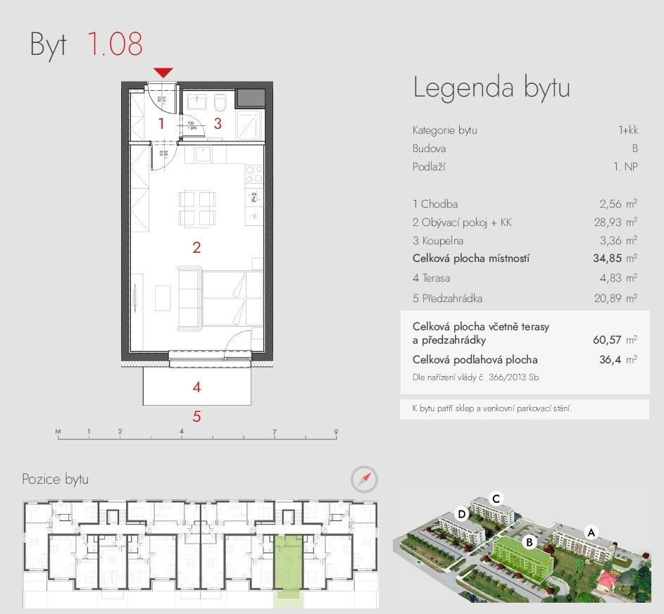 Prodej byt - Jaroměř, 551 01