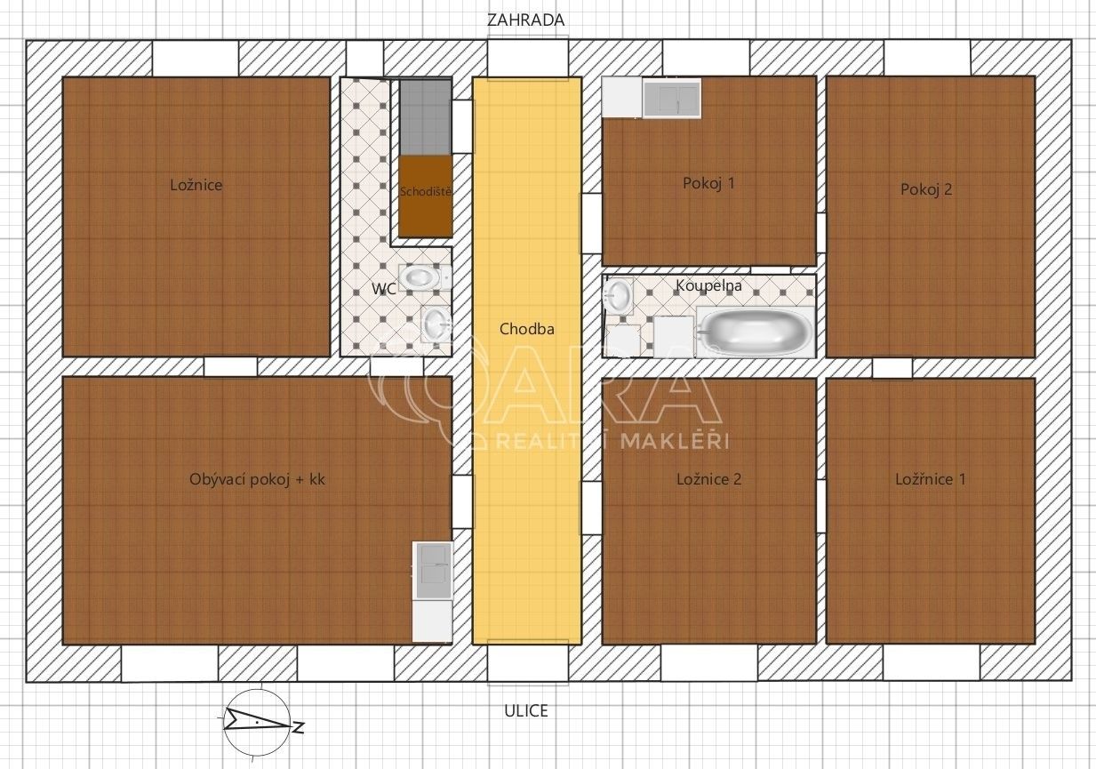 Prodej rodinný dům - Dobřichovská, Pečky, 99 m²