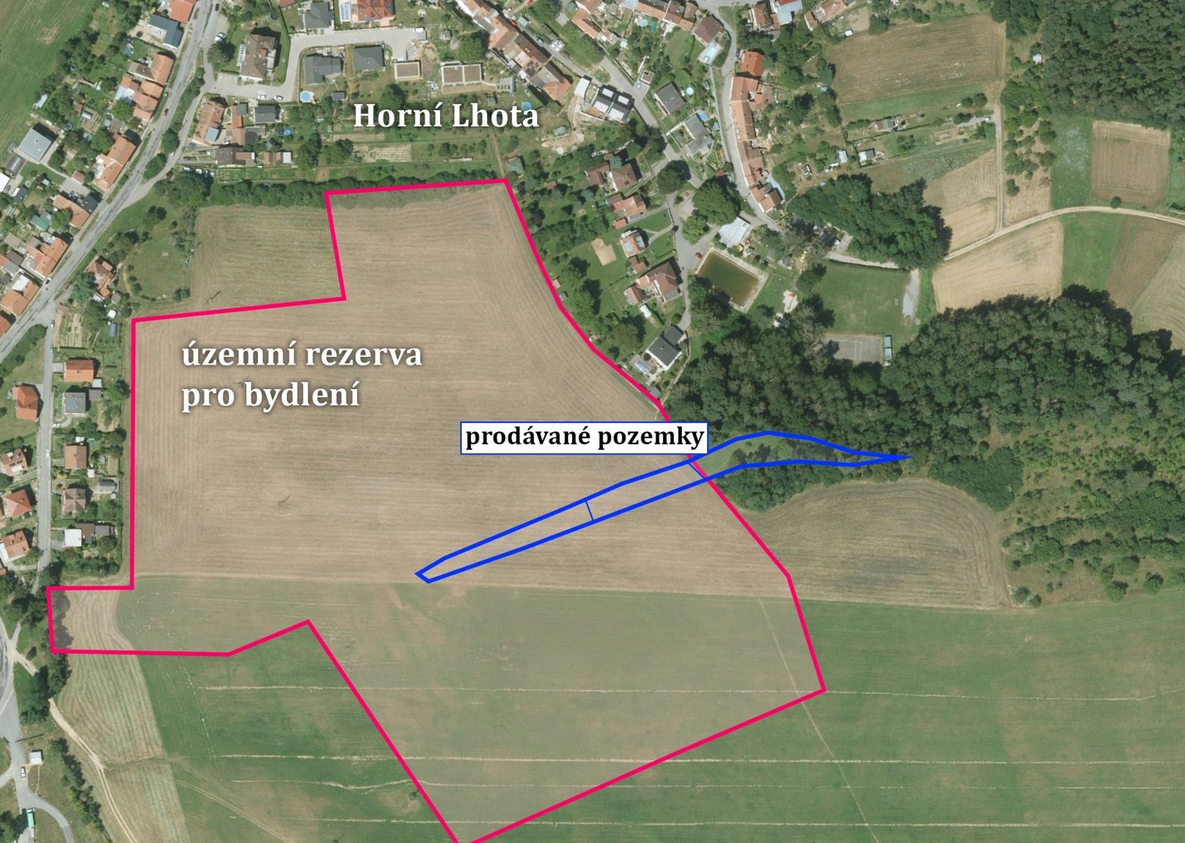 Pozemky pro bydlení, Blansko Horní Lhota
