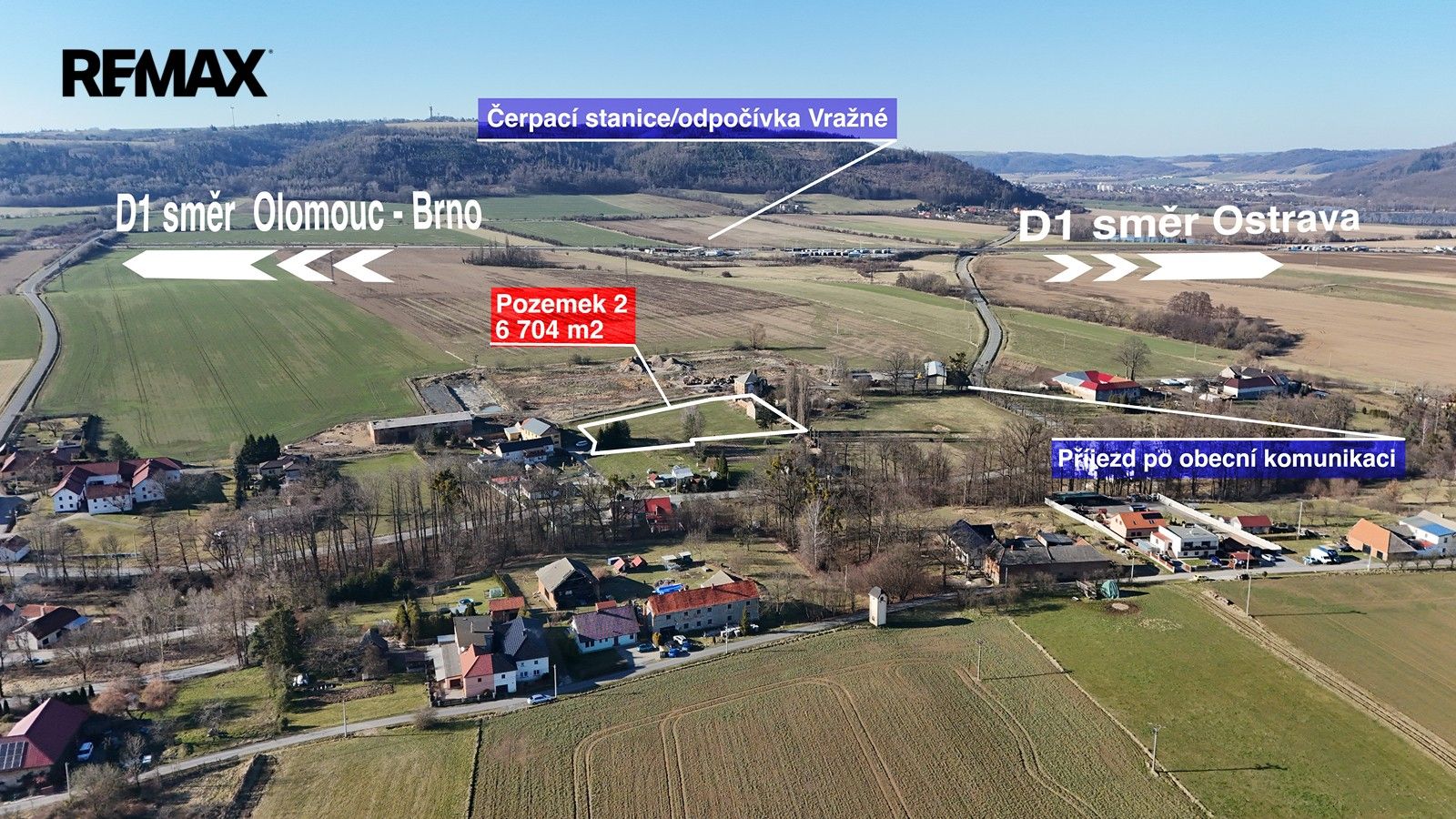 Komerční pozemek · 6 704 m² · Vražné - 3