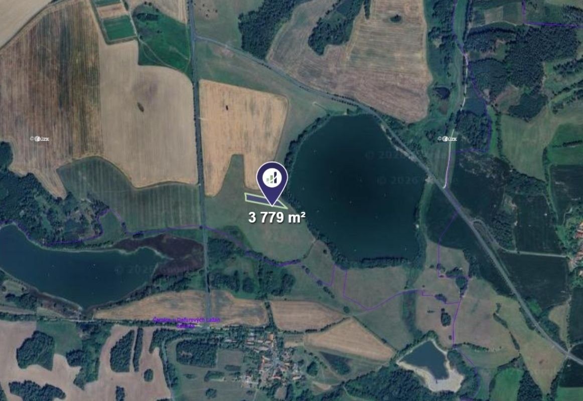 Prodej louka - Oselce, 3 779 m²