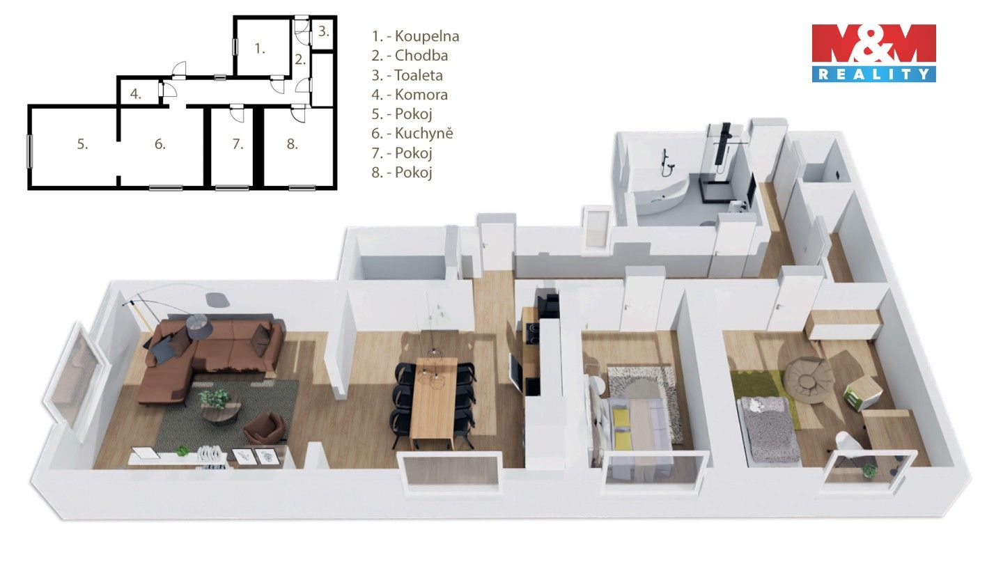 Prodej chalupa - Chobyně, Šubířov, 90 m²