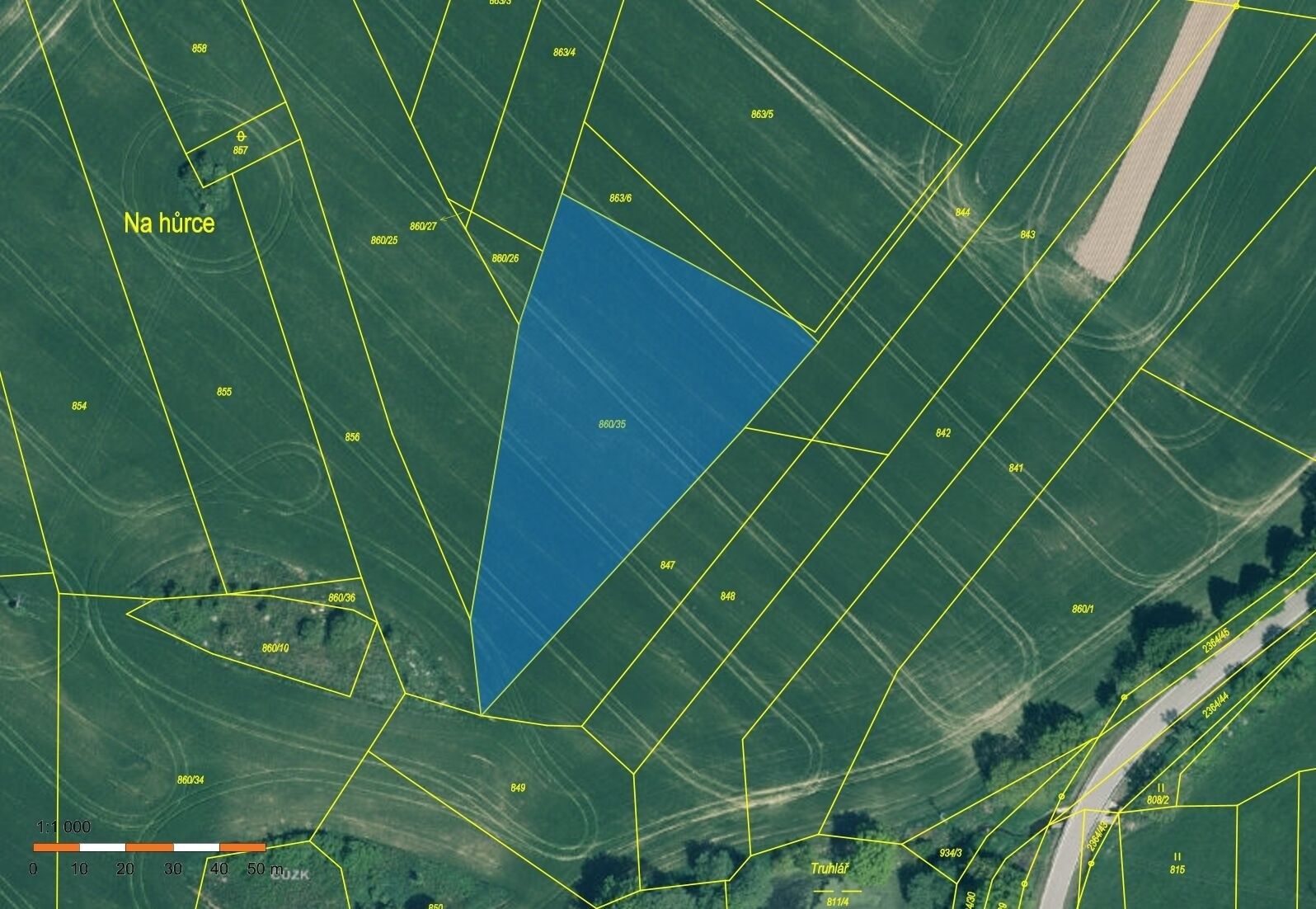 Zemědělský pozemek · 37 691 m² · Mečichov - 4