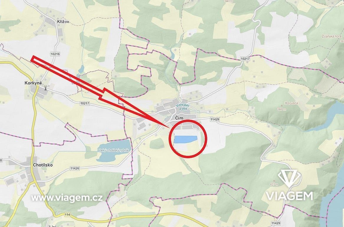 Zemědělské pozemky, Čím, okres Příbram, Středočeský kraj - 1