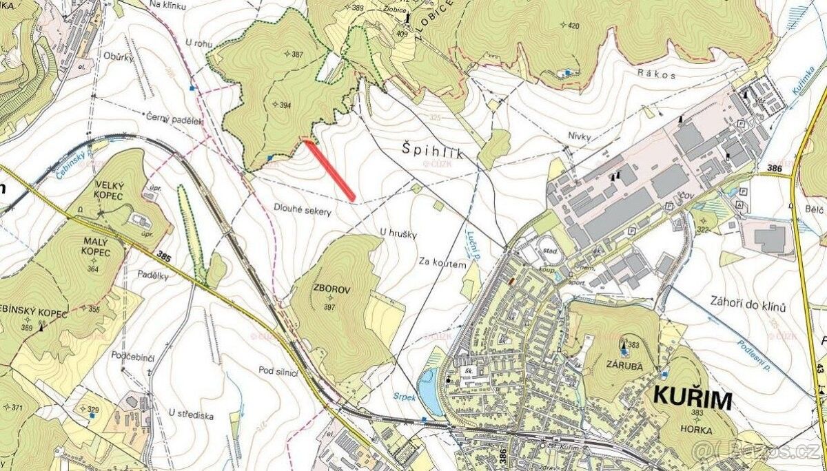 Prodej pozemek pro bydlení - Kuřim, 664 34