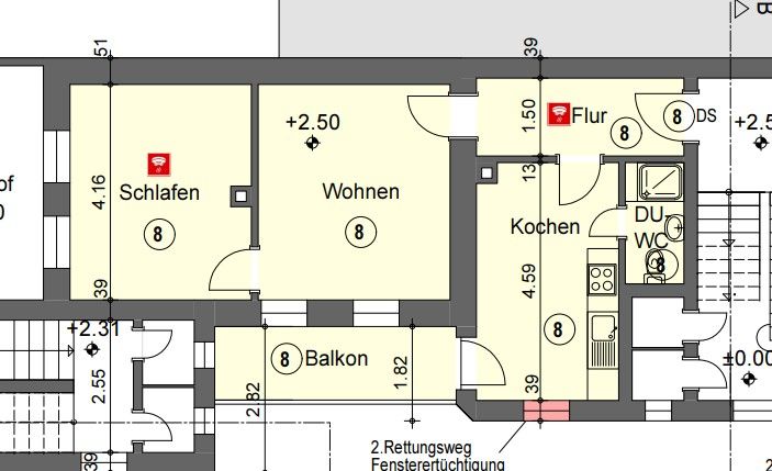 2+1, Joliot-Curie-Str. 10 Gera Gera Thüringen 07548, 59 m² - 1