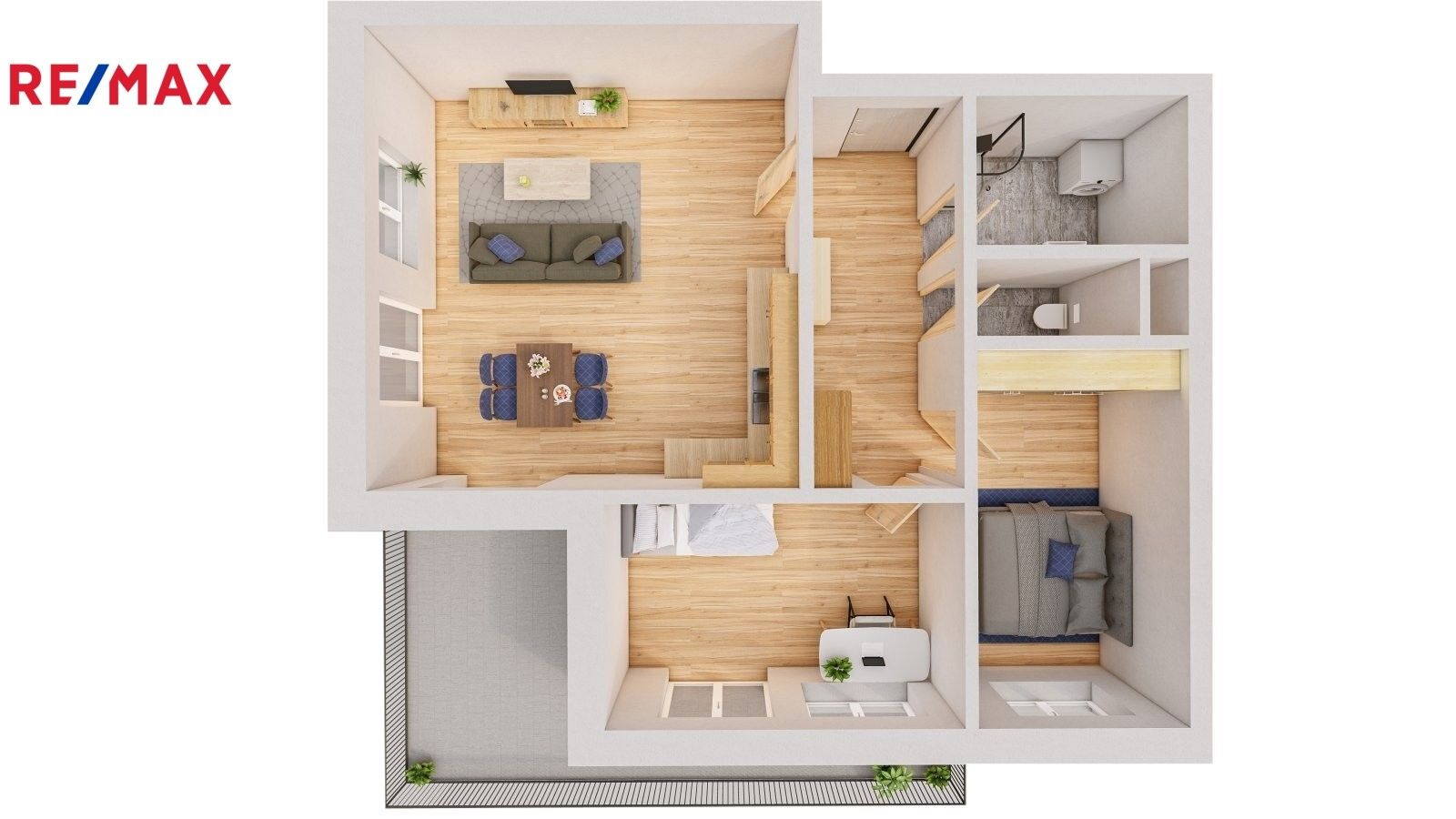 Prodej byt 3+kk - 9. května, Ševětín, 70 m²