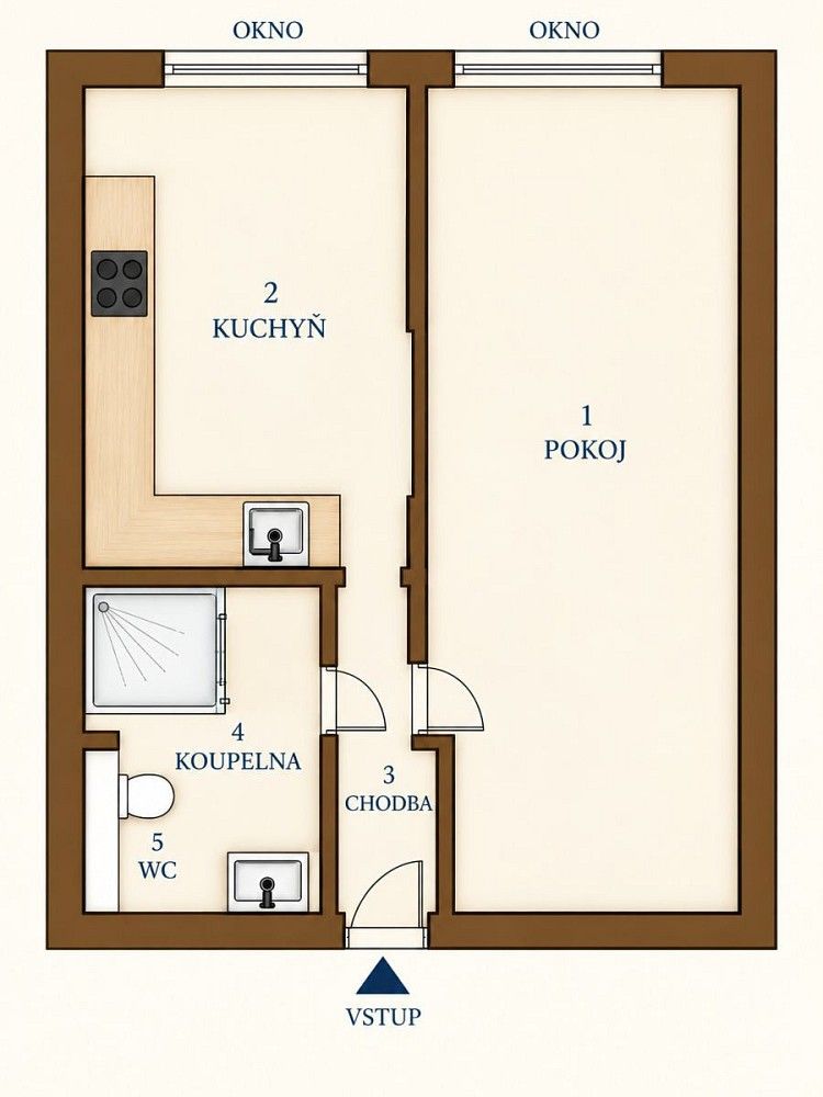 Prodej byt 1+1 - Divišova, Karviná - Hranice, 36 m² - 5