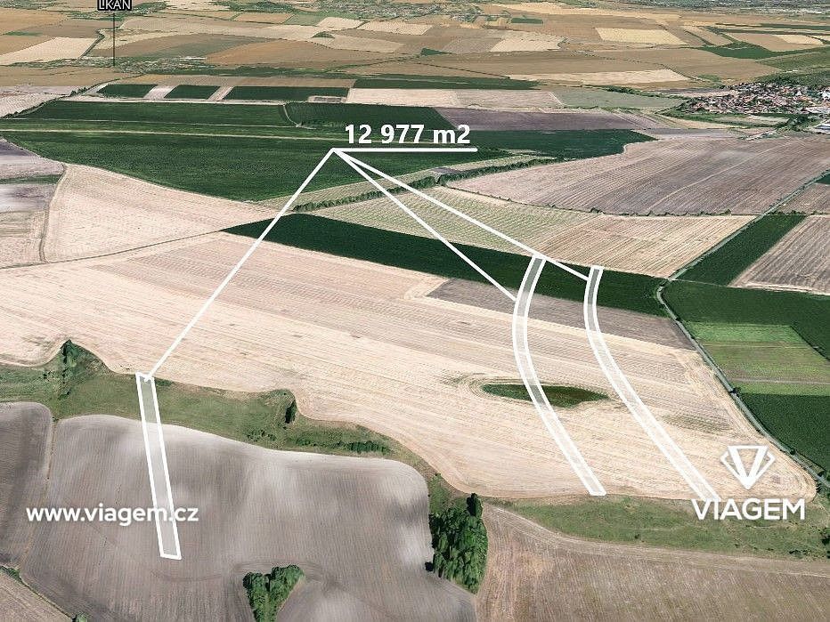 Zemědělský pozemek, 1 622 m²