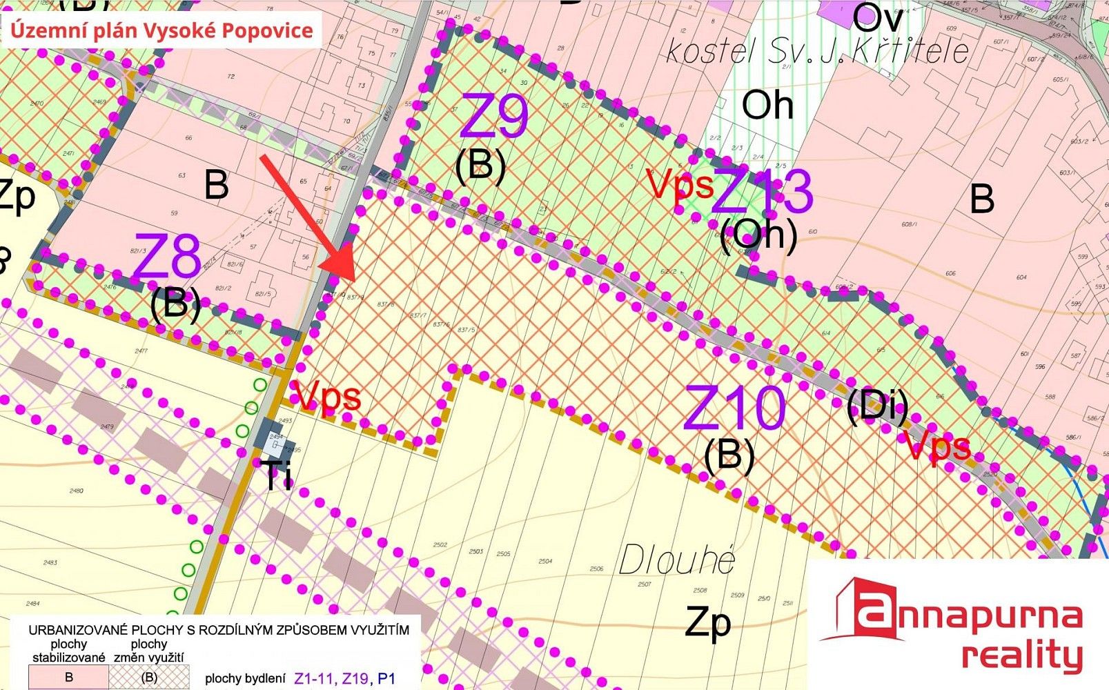 Pozemek pro bydlení · Vysoké Popovice, okres Brno-venkov, Jihomoravský kraj - 4