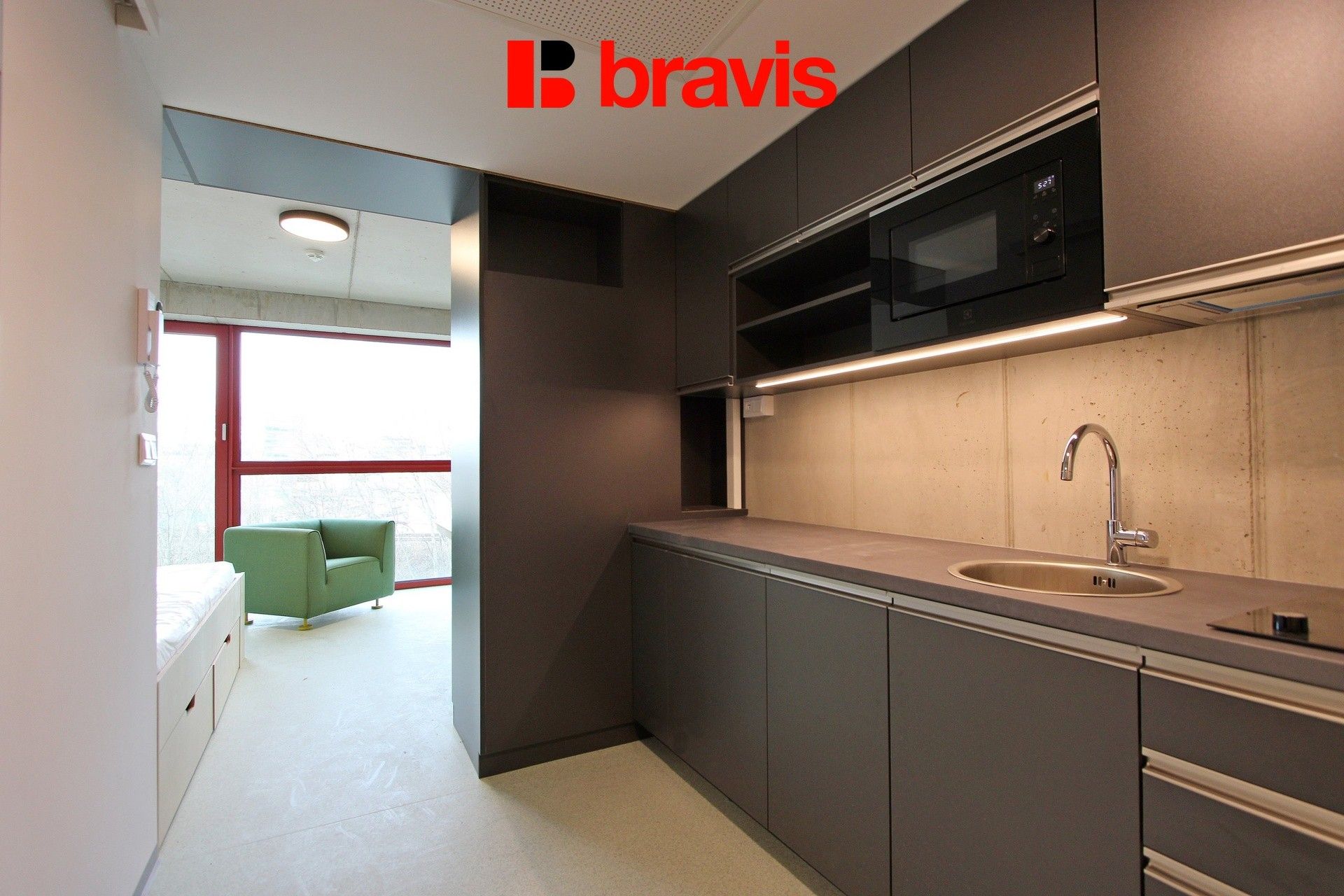 Pronájem byt 1+kk - Dornych 519, Brno, 24 m²