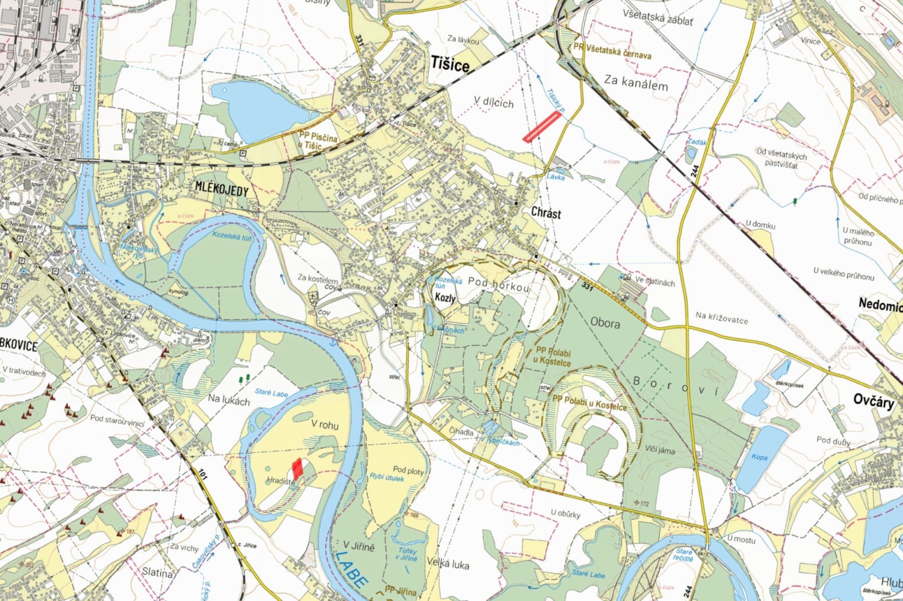 Zemědělský pozemek · Tišice Chrást - 3