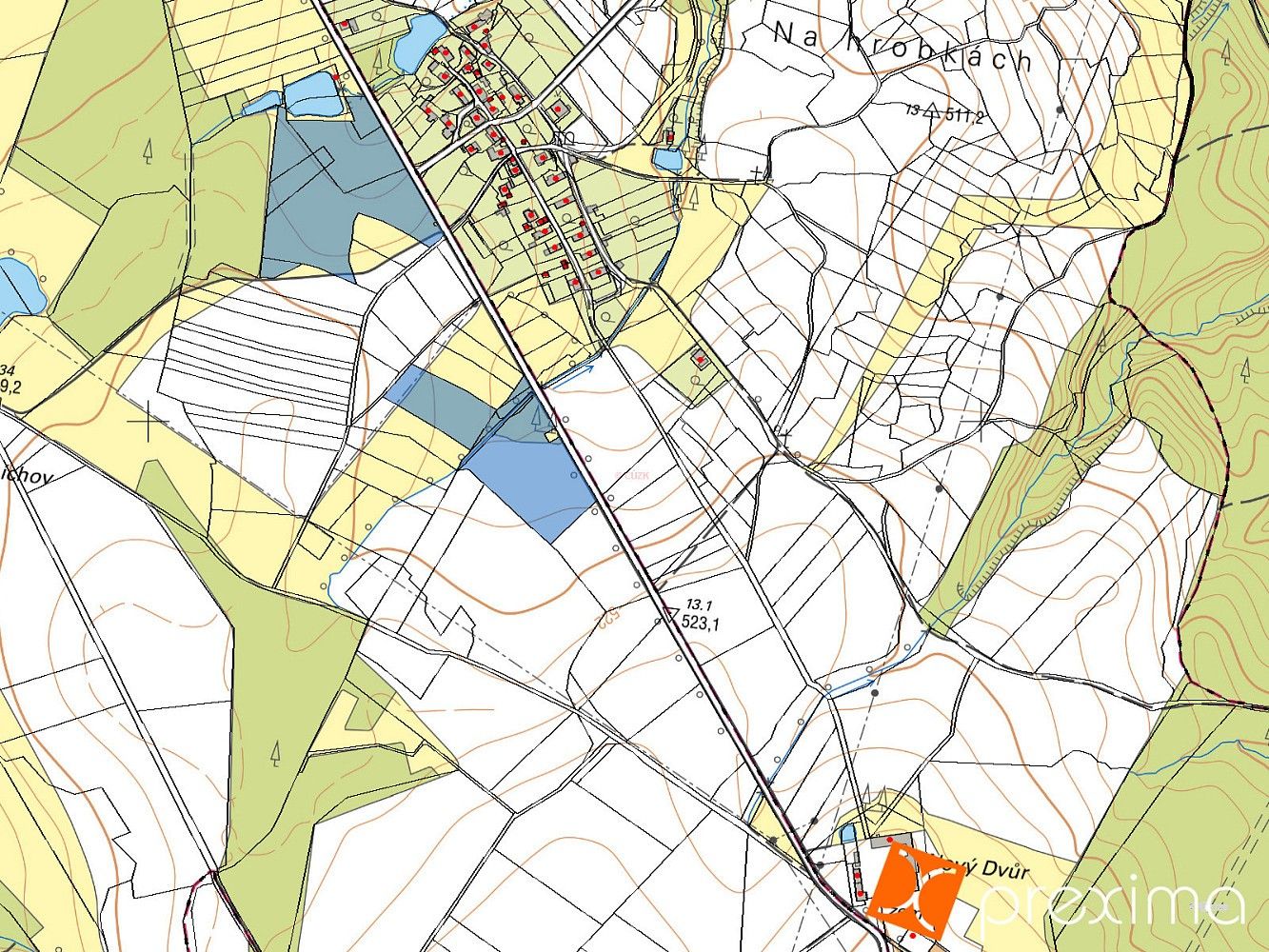 Pozemek · Nejepín, okres Havlíčkův Brod, Kraj Vysočina - 3