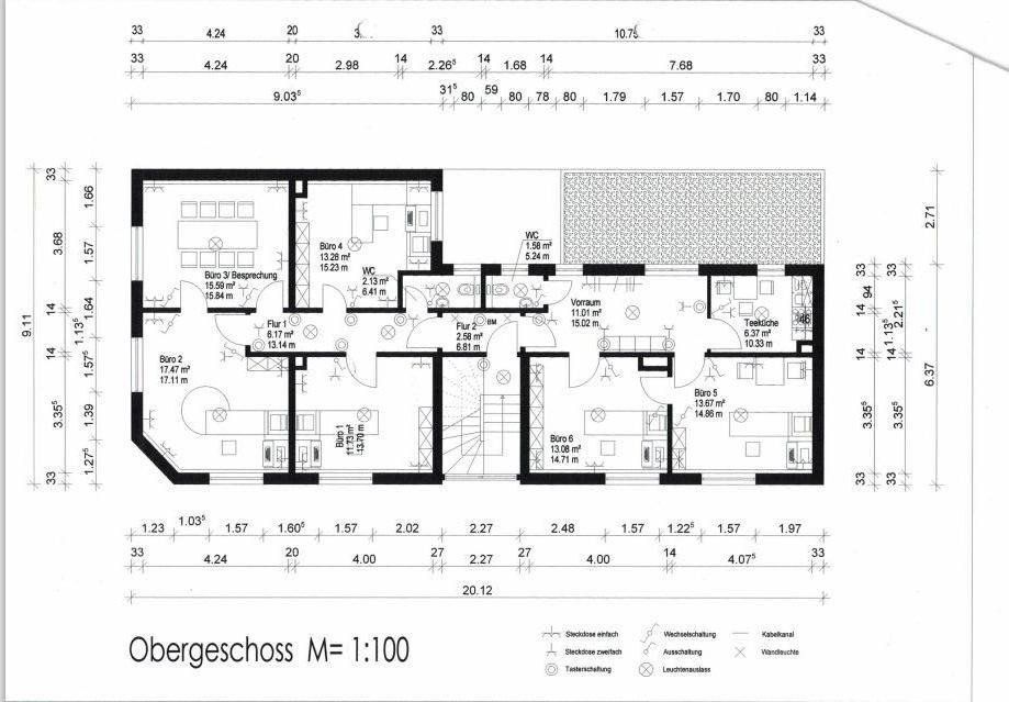 Kanceláře, Friedrichstraße 30, , Bádensko-Württembersko, 120 m² - 2