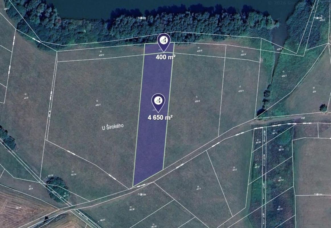 Louka, 5 050 m²
