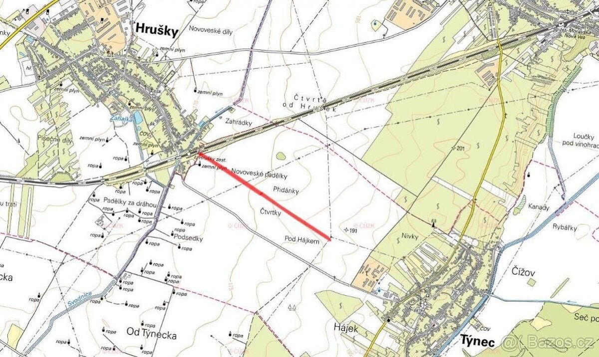 Prodej pozemek pro bydlení - Týnec u Břeclavě, 691 54