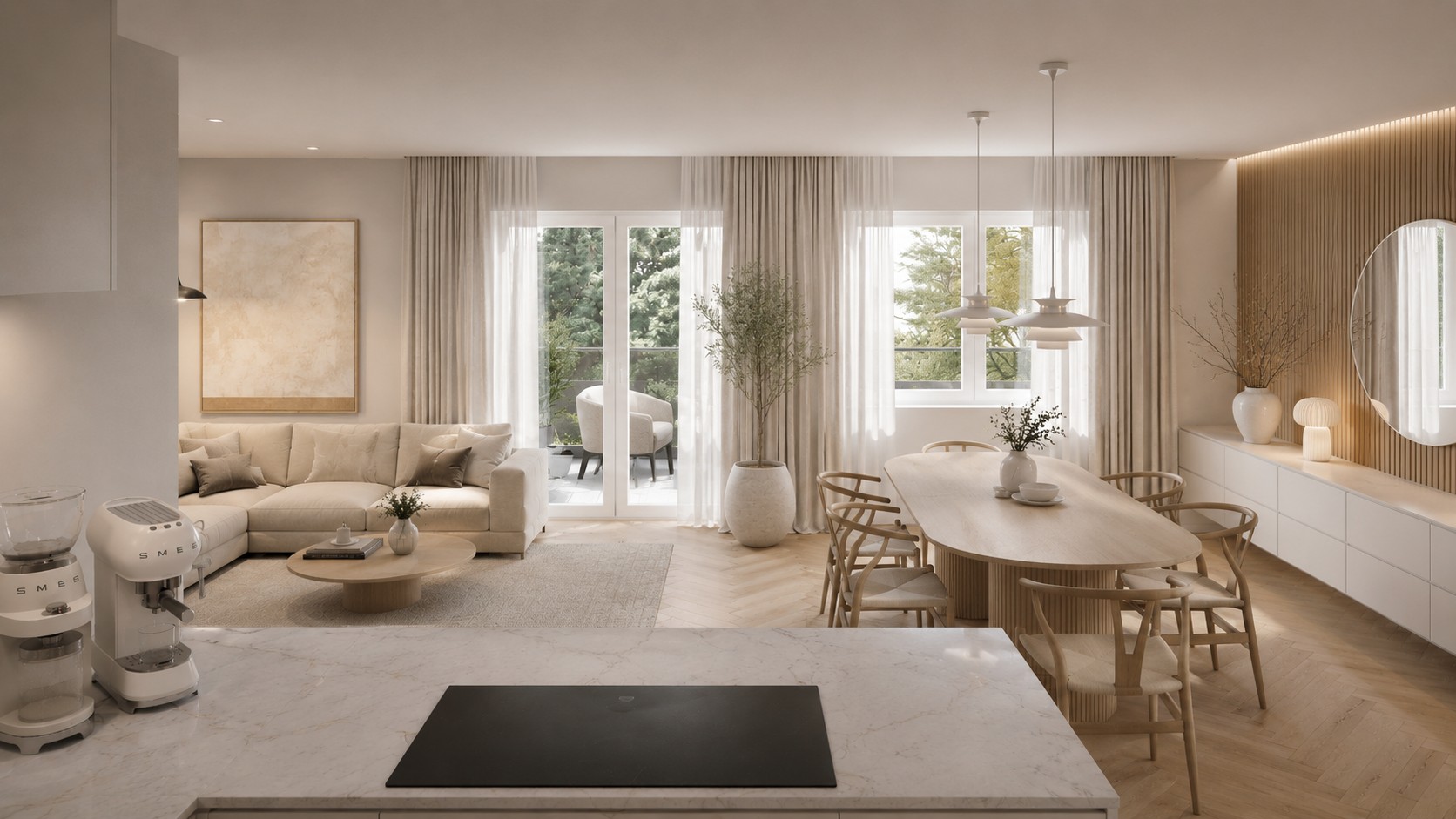 3+kk, Oskar-Frey-Straße 22, , Bádensko-Württembersko, 99 m² - 1