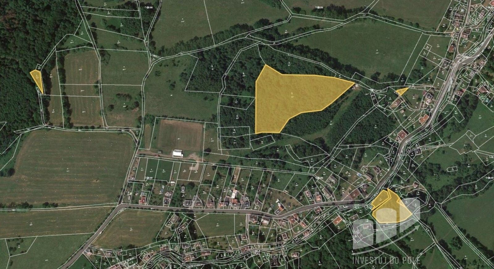 Prodej les - Valkeřice, 14 683 m²
