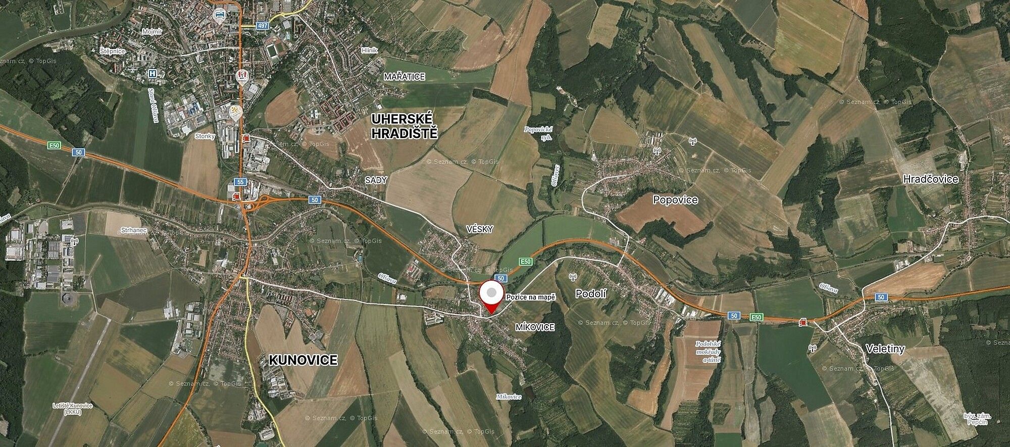 Pozemek pro bydlení · Podolí, okres Uherské Hradiště, Zlínský kraj - 4