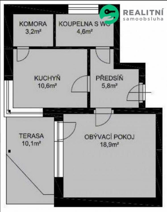 Pronájem byt 1+1 - Na Chmelnici, Boskovice, 44 m²