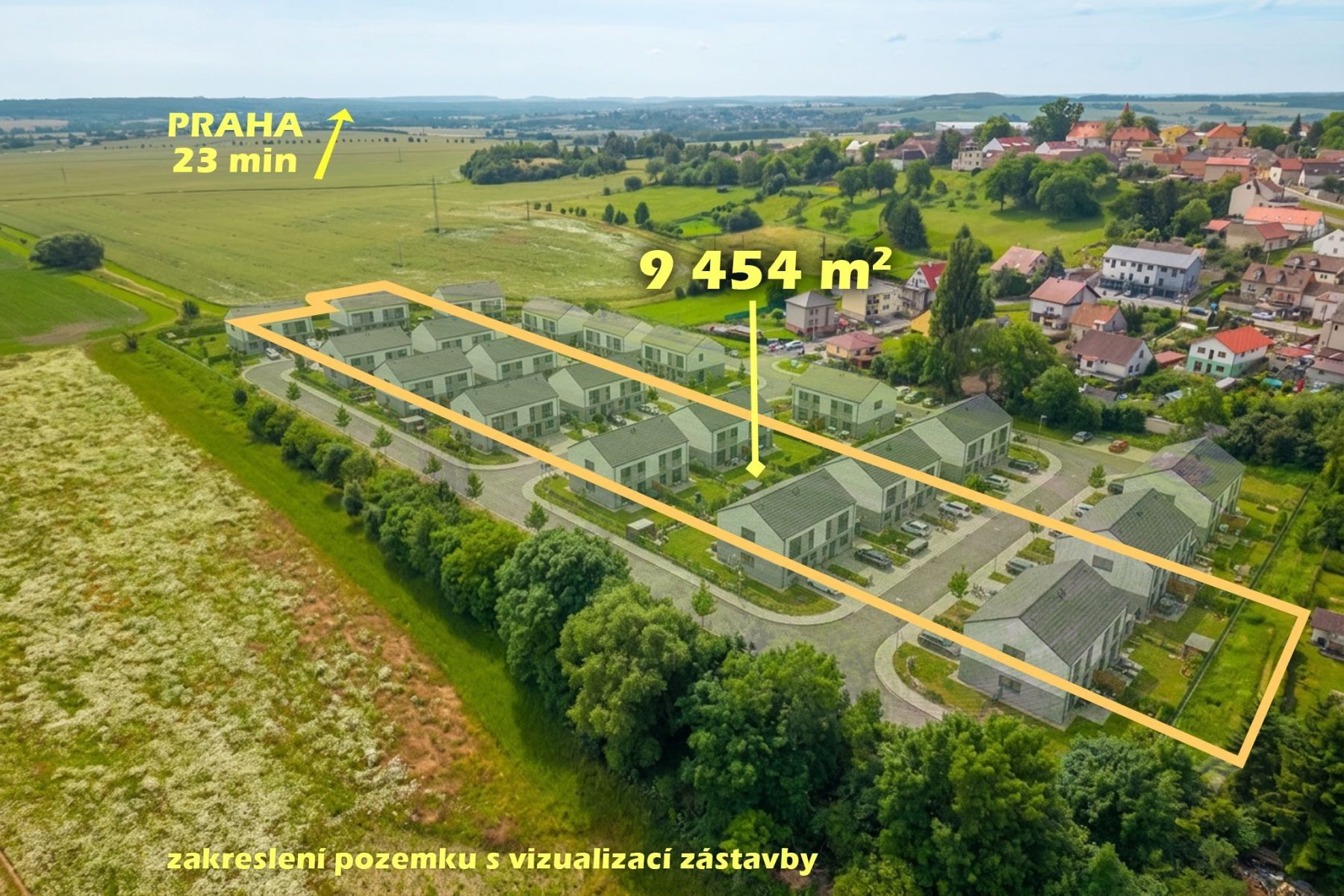 Pozemek pro bydlení, 9 454 m²