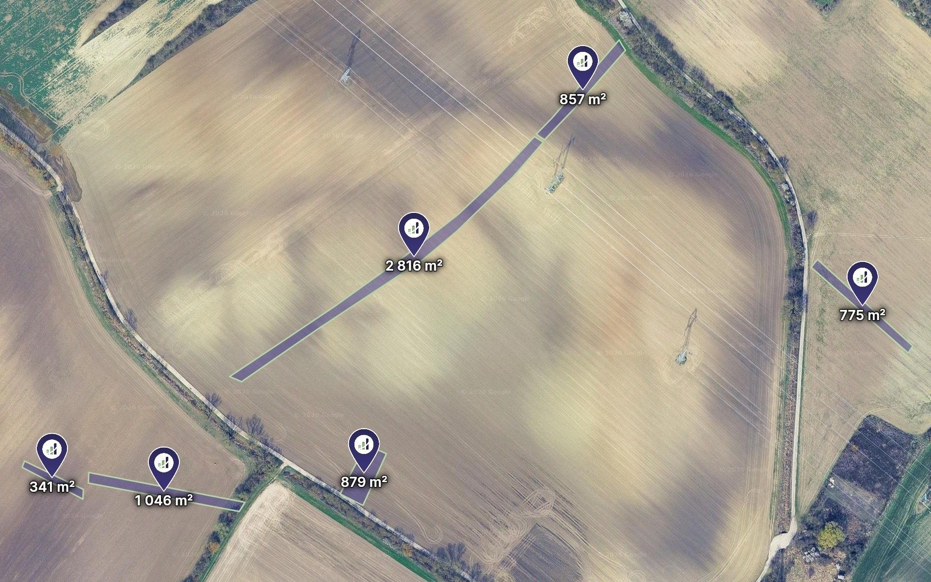 Prodej zemědělský pozemek - Klobouky u Brna, 6 714 m² - 1