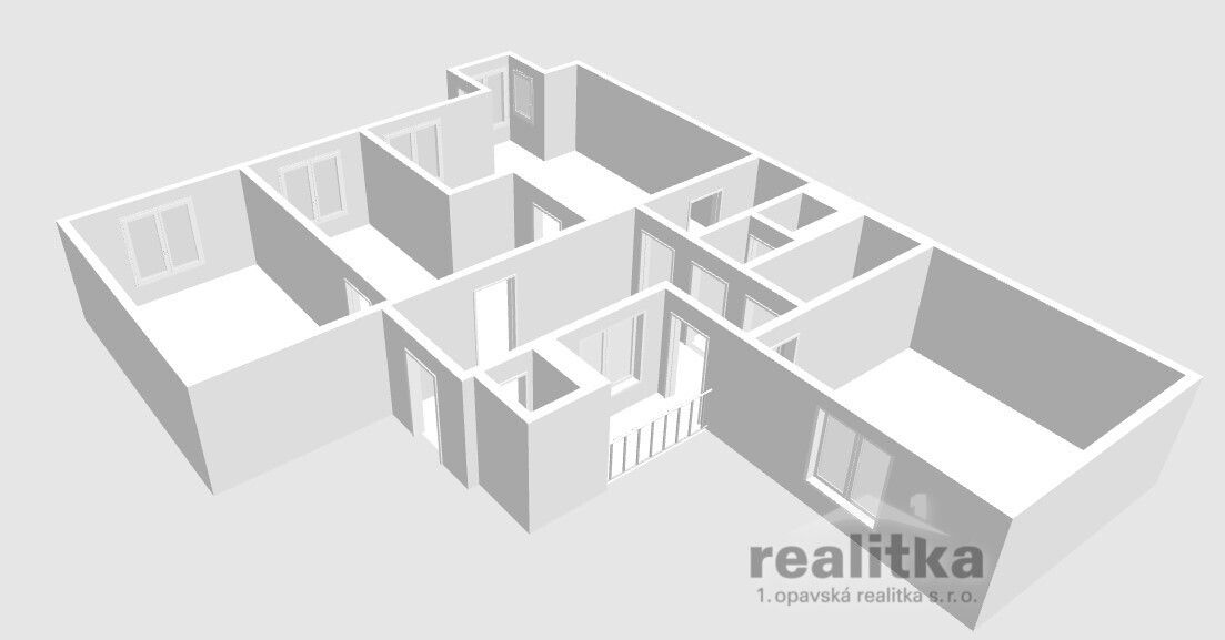 Pronájem kancelář - Masarykova třída, Opava, 148 m²