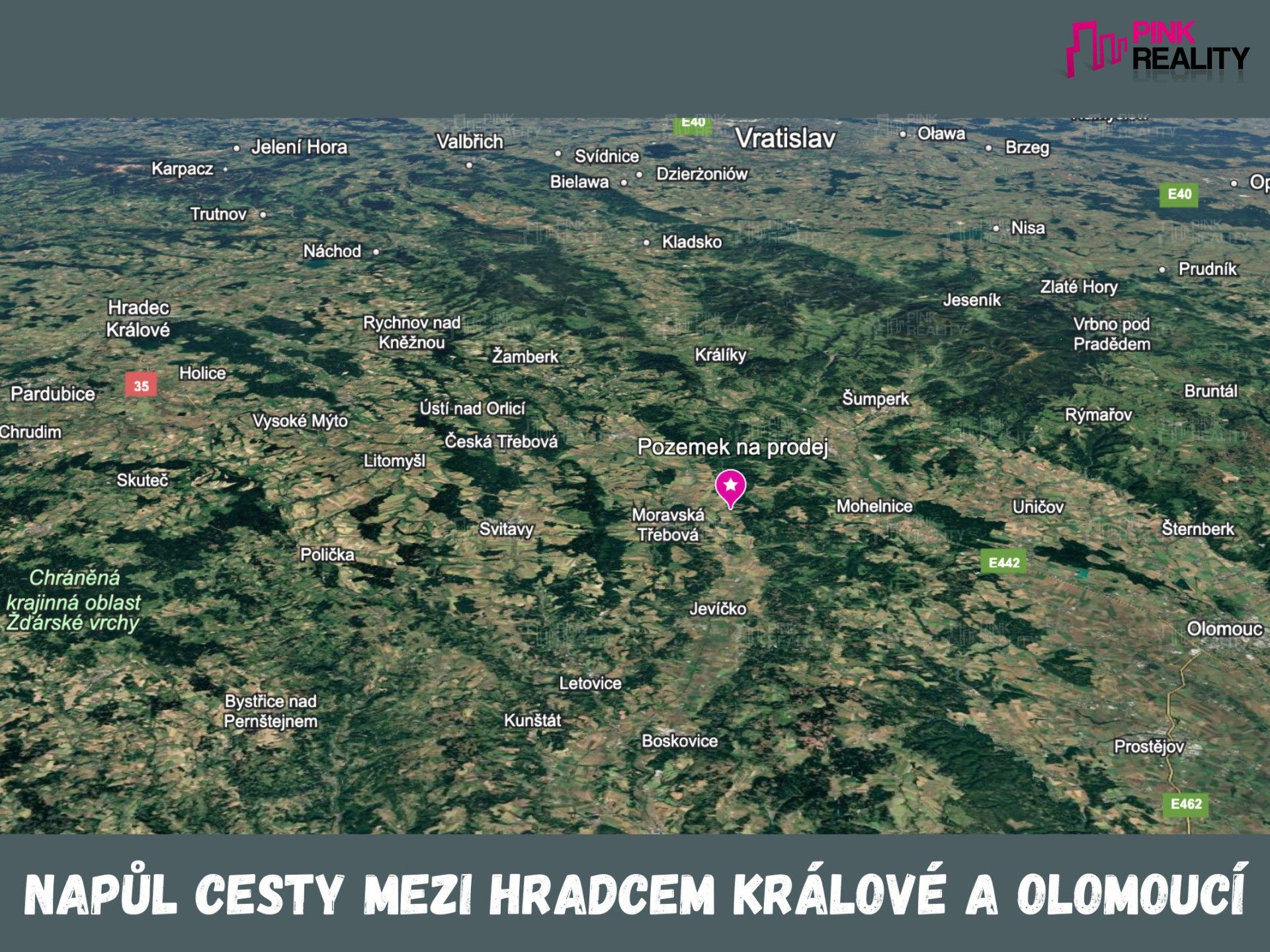 Prodej komerční pozemek - Gruna, 8 784 m²