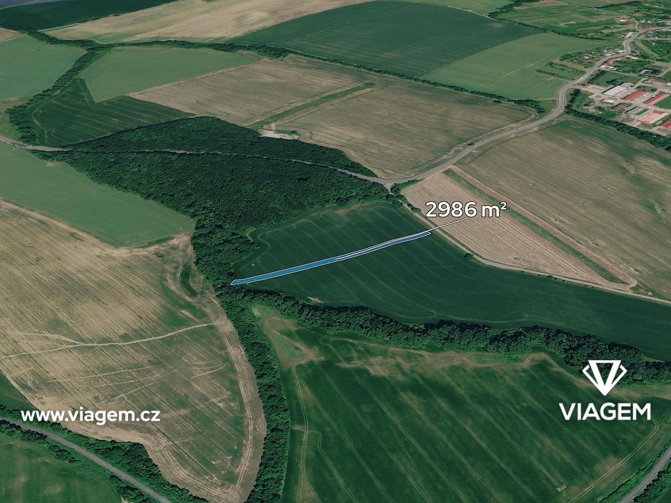 Zemědělské pozemky, Loukov, okres Kroměříž, Zlínský kraj