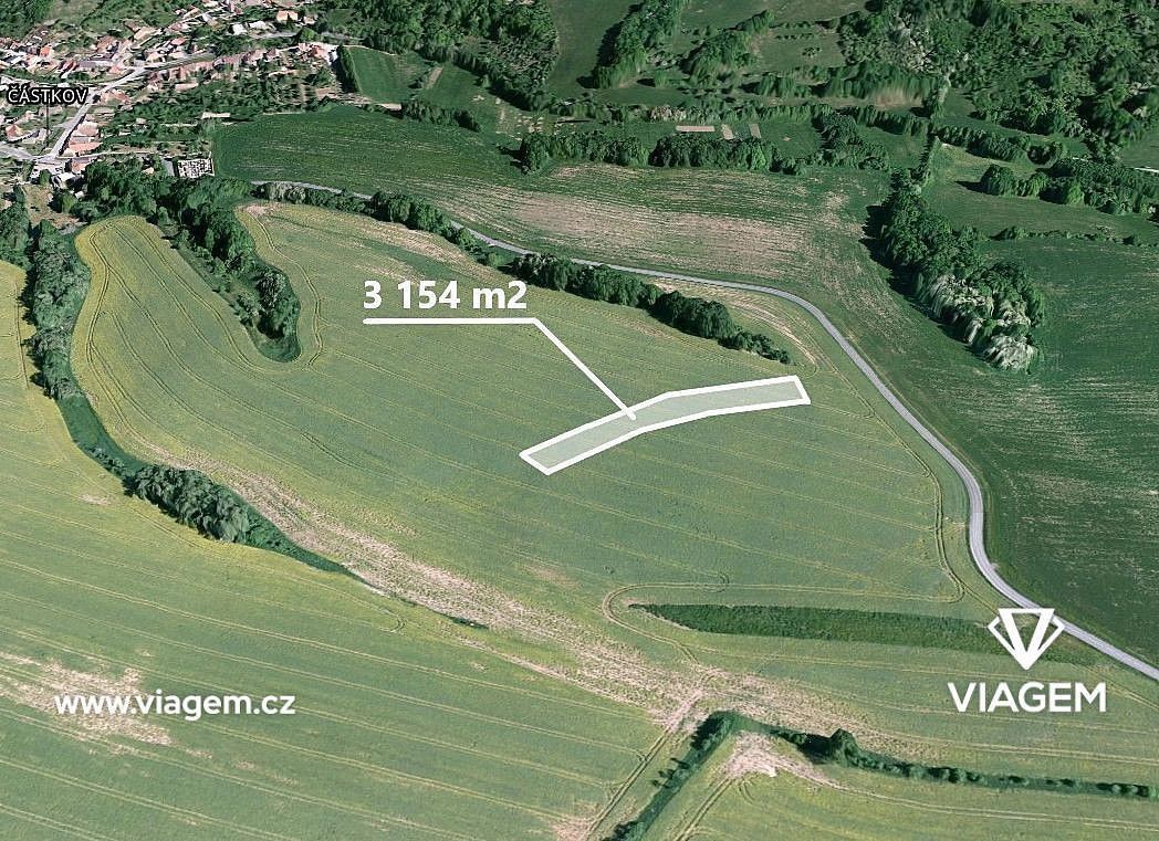 Zemědělské pozemky, Částkov, okres Uherské Hradiště, Zlínský kraj