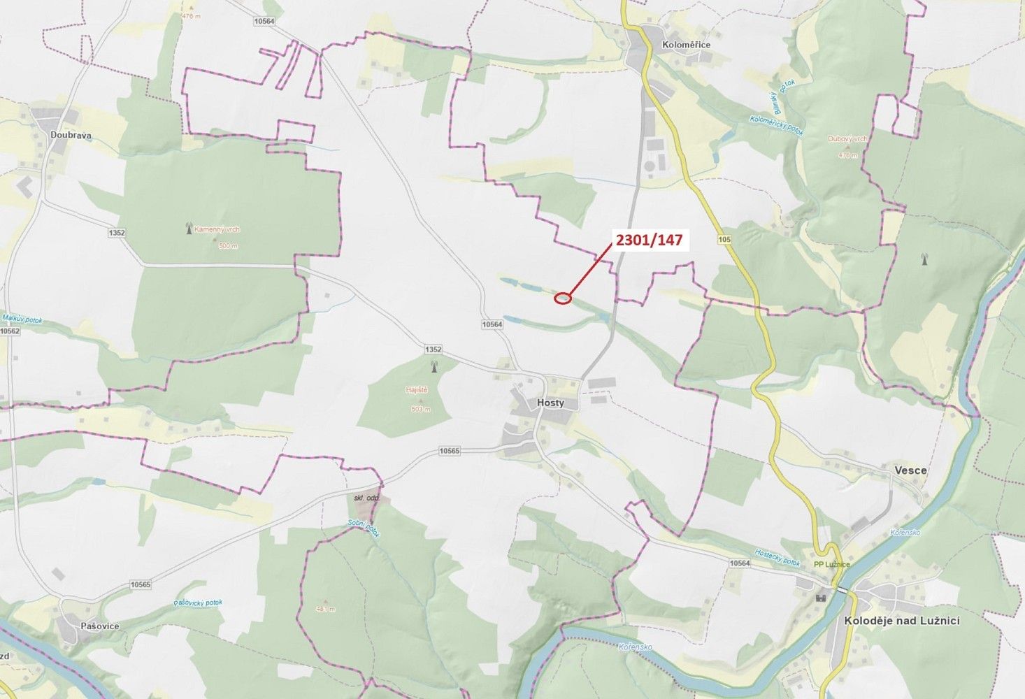 Lesy, Hosty, okres České Budějovice, Jihočeský kraj - 1