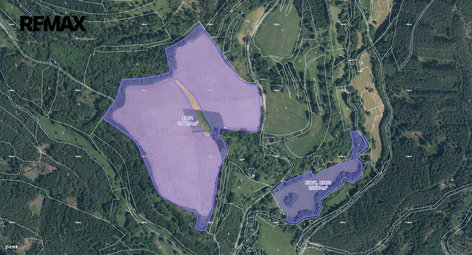 Zemědělský pozemek · 290 475 m² · Planá - 3