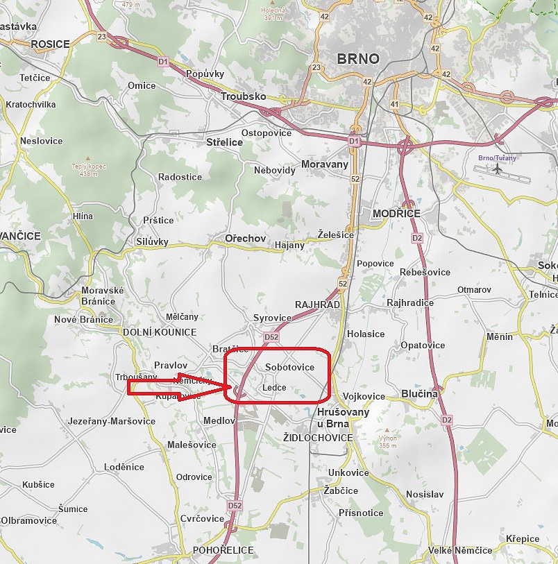 Prodej zemědělský pozemek - Sobotovice, okres Brno-venkov - 2