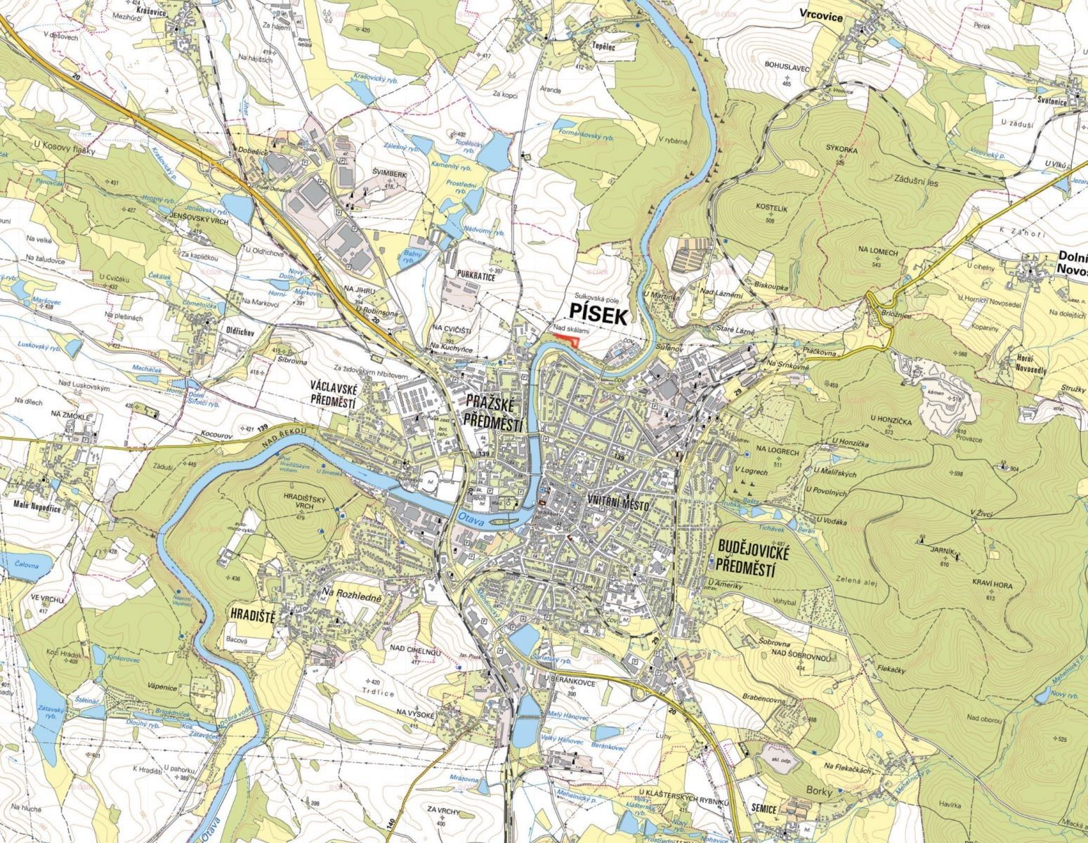 Prodej zemědělský pozemek - Budějovické Předměstí, Písek