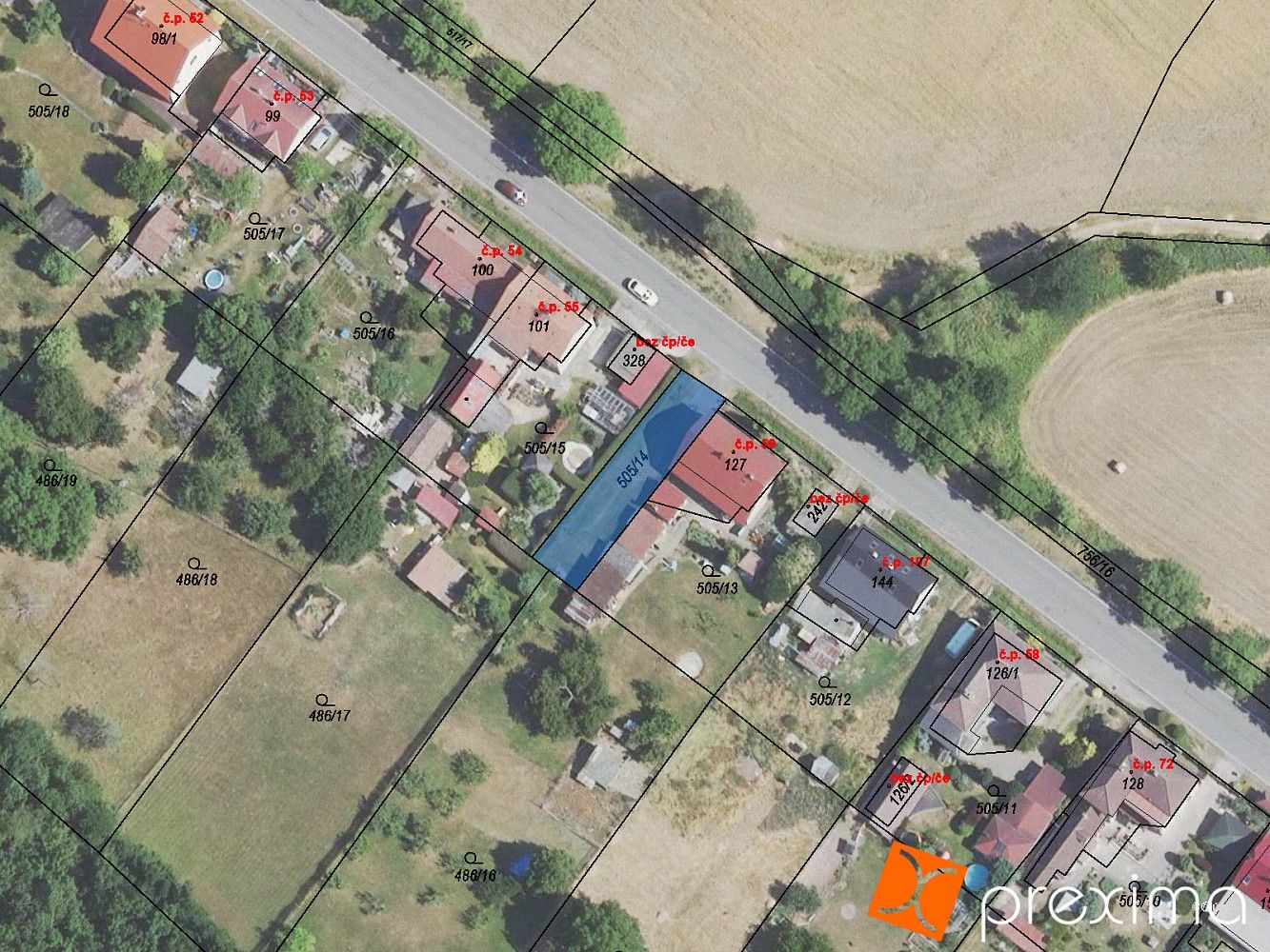 Pozemek pro bydlení, 51 m²